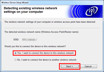 Detecting existing wireless network settings on your Computer