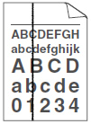 Print Quality Problem - Black lines down tha page