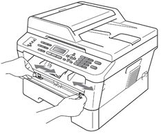 the manual feed paper guides