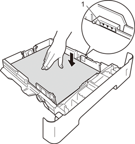 Below maximum paper mark