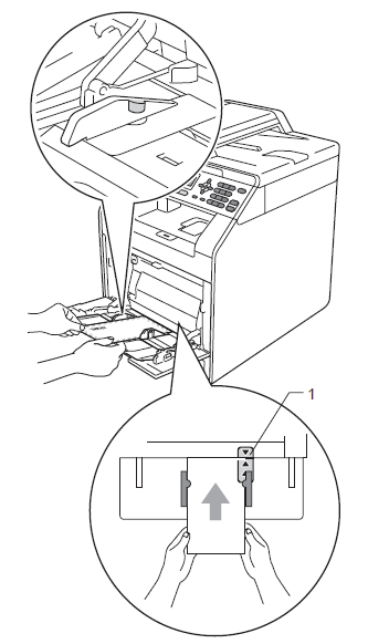 Put in the MP tray