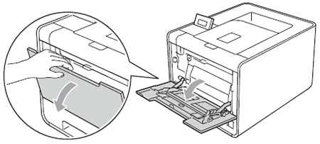 Open the MP tray