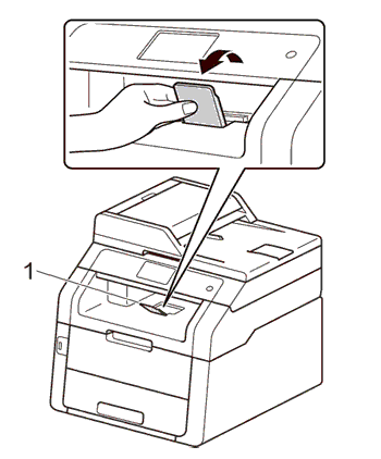 Lift up support flap