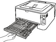 Pull duplex tray