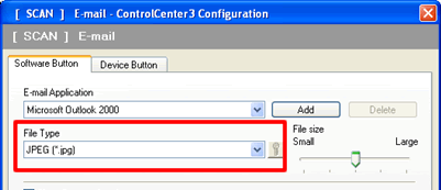 Choose File Type