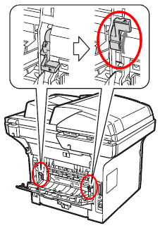 Reset two levers back