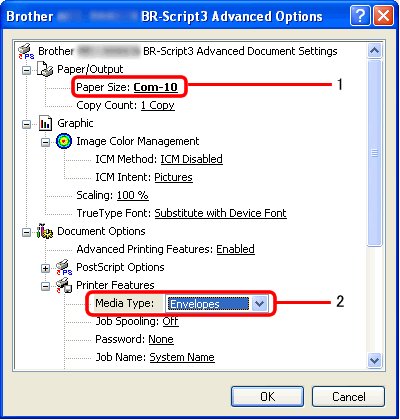 How do I print on thick paper, labels and envelopes from the MP tray in  Windows applications?