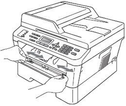 manual feed slot paper guides