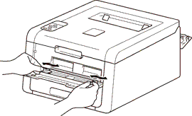 Slide manual feed paper guides