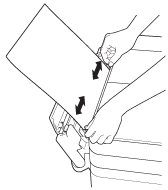 Adjust the manual feed slot paper guides
