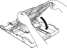 Close output paper tray cover