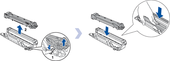 4 Toner fits for Brother TN1050 DCP-1610W DCP-1612W HL-1110