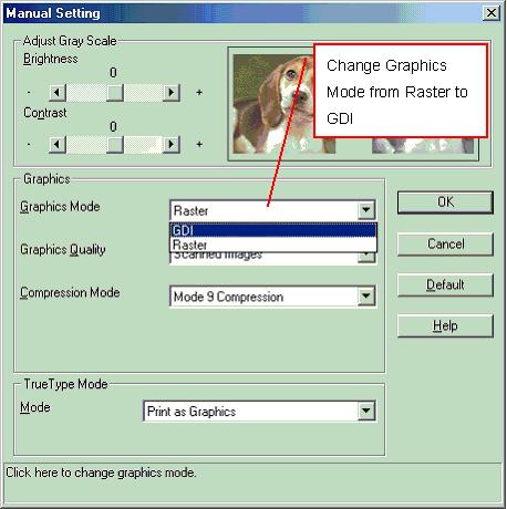 The printer pauses between each page causing slow print speed using the  parallel port on my Windows® 95/98/Me PC. | Brother