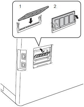 Zusätzlichen Speicher installieren | Brother