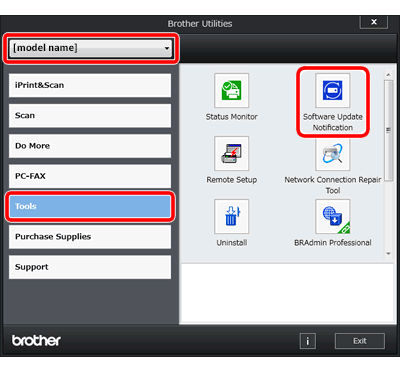 brother printer update software