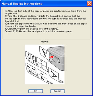 Manual duplex printing from manual feed slot