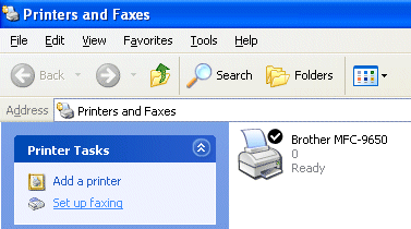 Windows факс