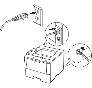 Plug all the cables back into the machine then turn on