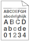 Problemă de calitate a imprimării - slabă
