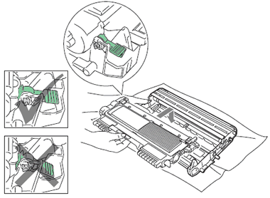 Tonercartridge plaatsen