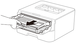 Remove toner drum