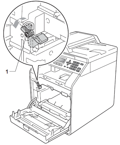 Lock lever release position