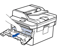 Remove toner cartridge and drum unit assembly from machine