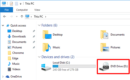 how to open cd drive windows 8