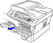 Slowly take out the drum unit and toner cartridge assembly.