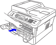 Put the drum unit and toner cartridge assembly back.