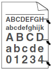 Print Quality Problem - Black toner marks across the page