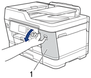 Open the ink cartridge cover