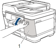 Open the ink cartridge cover.