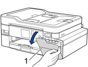 Open the ink cartridge cover