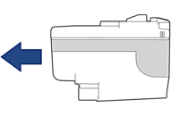 Setzen Sie die Tintenpatrone ein