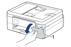 Open the ink cartridge cover