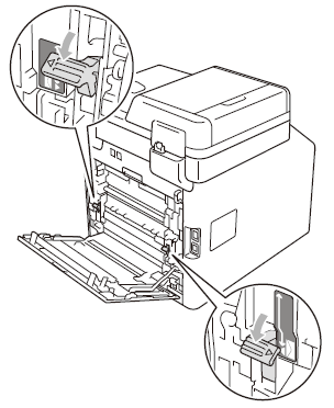 Gray levers in the envelope position