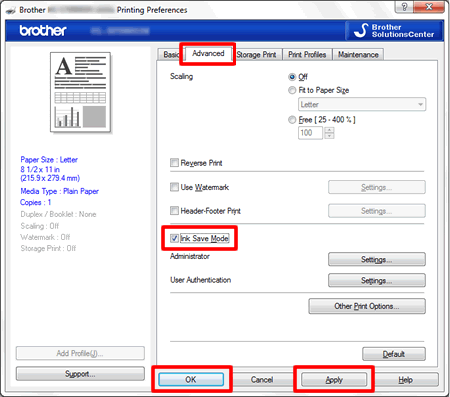 Brother Maintenance Printer Driver