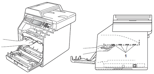 Wiping the scanner windows