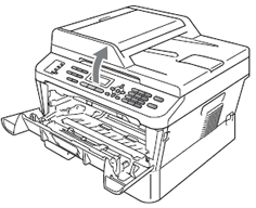 Lift the scanner cover