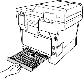 Remove the duplex tray