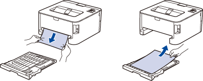 Remove a jammed paper (2-sided tray) [Brother Global Support] 