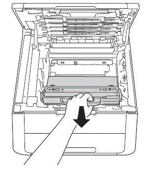 Take out waste toner