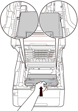 Install new waste toner box