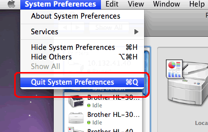 Add my Brother machine (the printer driver) using Mac OS X 10.5 - 10.11. |  Brother