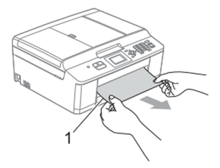 Remove a jammed paper (back of the machine) [Brother Global Support] 