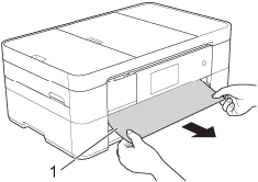 VastgelopenPapierNaarBuitenTrekken