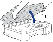 Lift the scanner cover