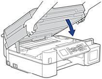 Close the scanner cover Close the scanner cover