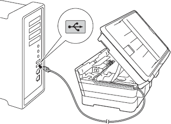 Wejście kabla USB
